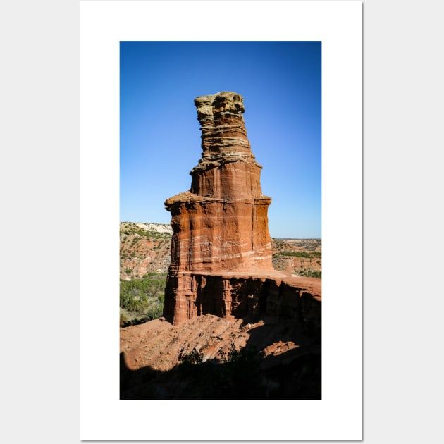 Palo Duro Canyon Lighthouse Wall Art by jonesing